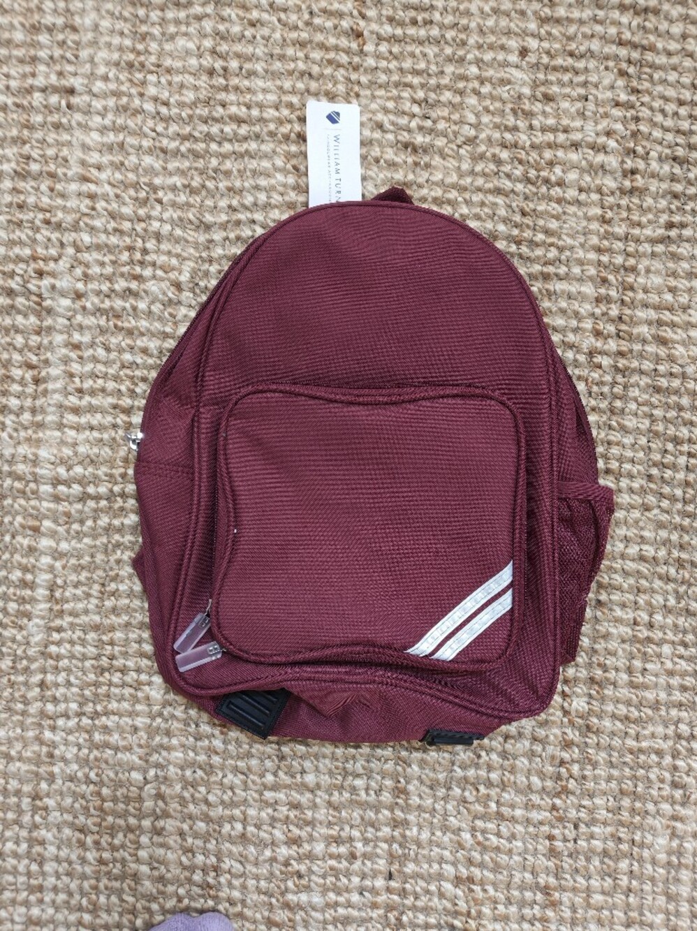 Kid's Maroon School Backpack - Classic Everyday Carry